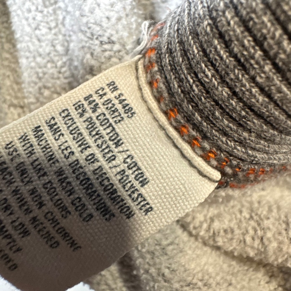 Y2K Vintage American Eagle Outfitters Mens Small Gray Full Zip Hoodie Sweatshirt - Picture 8 of 13